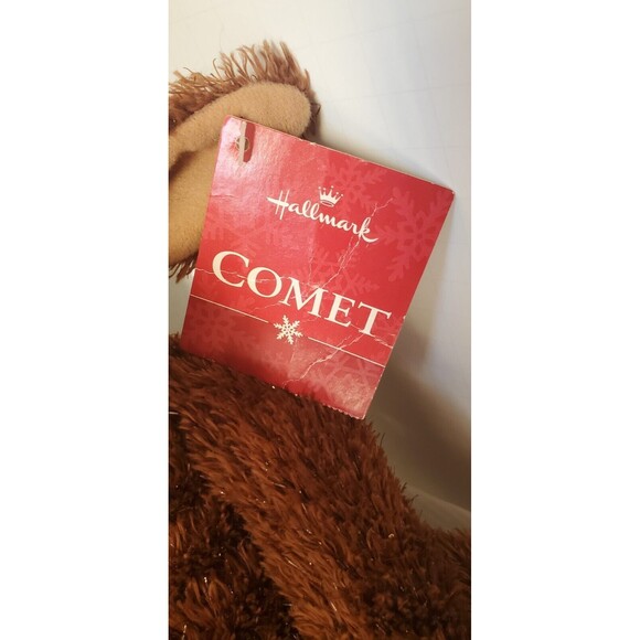 Hallmark Comet Reindeer Jingle Bell Stuffed Animal Plush Christmas Moose W/ Tag - Picture 10 of 10